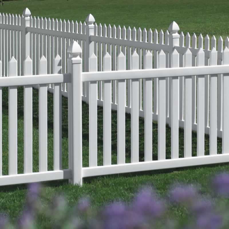 vinyl picket fences
